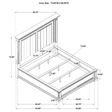 Cargar imagen en el visor de la galería, McKinney Panel Bed with LED Lighting