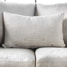 Cargar imagen en el visor de la galería, Benigno Love Seat Silver &amp; Gray