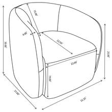 Cargar imagen en el visor de la galería, Gerley Chenille Upholstered Accent Chair