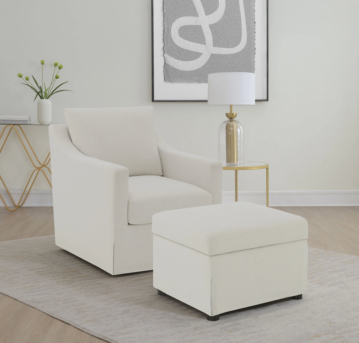 Winter Storage Ottoman