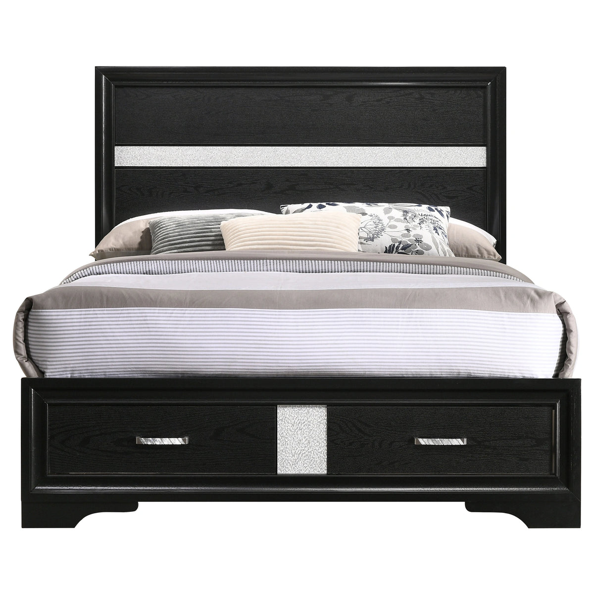Miranda Panel Platform Storage Bed