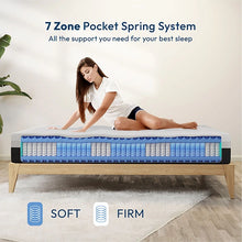 Load image into Gallery viewer, Verbena 12" E.King Hybrid Pocket Coil Mattress
