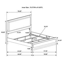 Cargar imagen en el visor de la galería, Caraway Panel Bed with LED Lighting