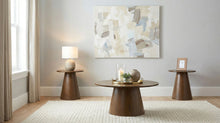 Load image into Gallery viewer, Franklin Round Pedestal Coffee Table Set