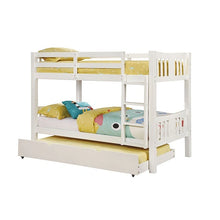 Load image into Gallery viewer, Cameron Dark Walnut, White &amp; Gray Full/Full Bunk Bed