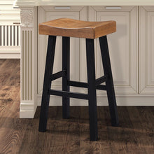 Load image into Gallery viewer, Biasca 29" Stool (2/CTN) White, Brown, &amp; Black