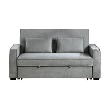 Load image into Gallery viewer, 9238GY-3CL - Convertible Studio Sofa with Pull-out Bed