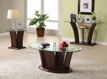 Cargar imagen en el visor de la galería, MANHATTAN IV Brown Cherry Coffee Table, Brown Cherry