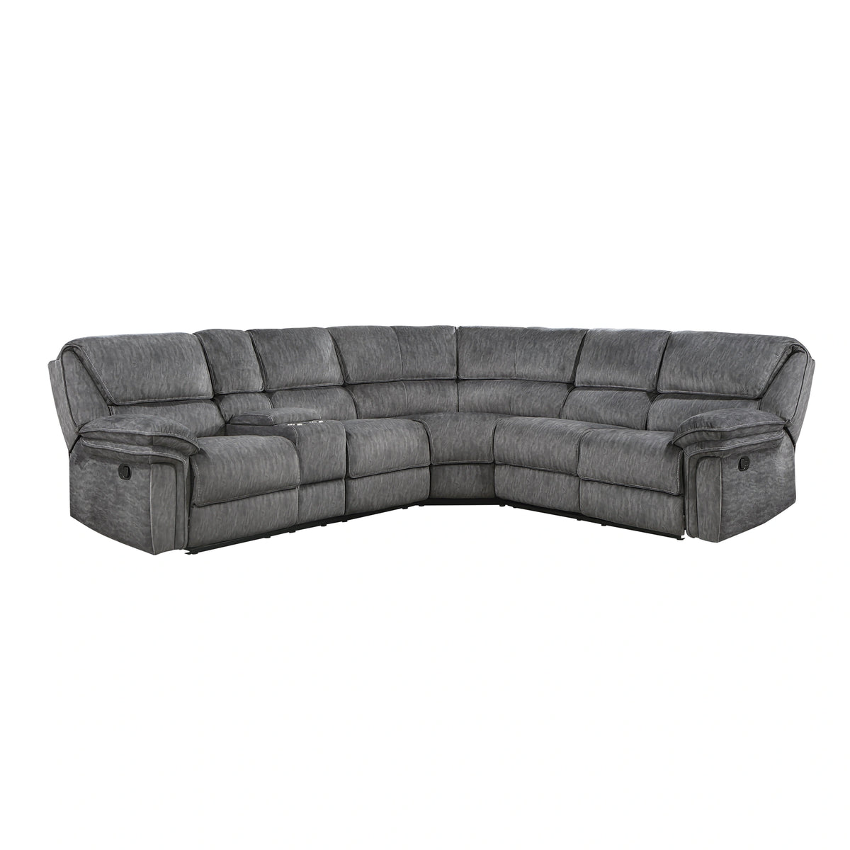 Muirfield-(3)3-Piece Reclining Sectional with Left Console image