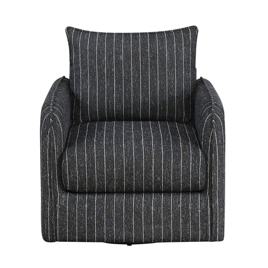 Pinstripe-Swivel Chair image