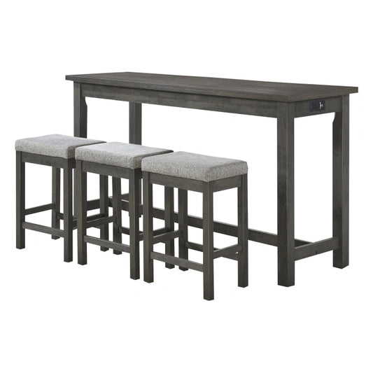 5713GY - 4-Piece Pack Counter Height Set