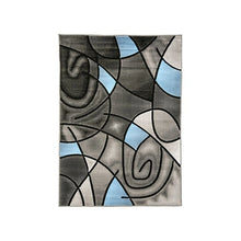 Cargar imagen en el visor de la galería, Sivas Charcoal Blue 5' X 8' Area Rug