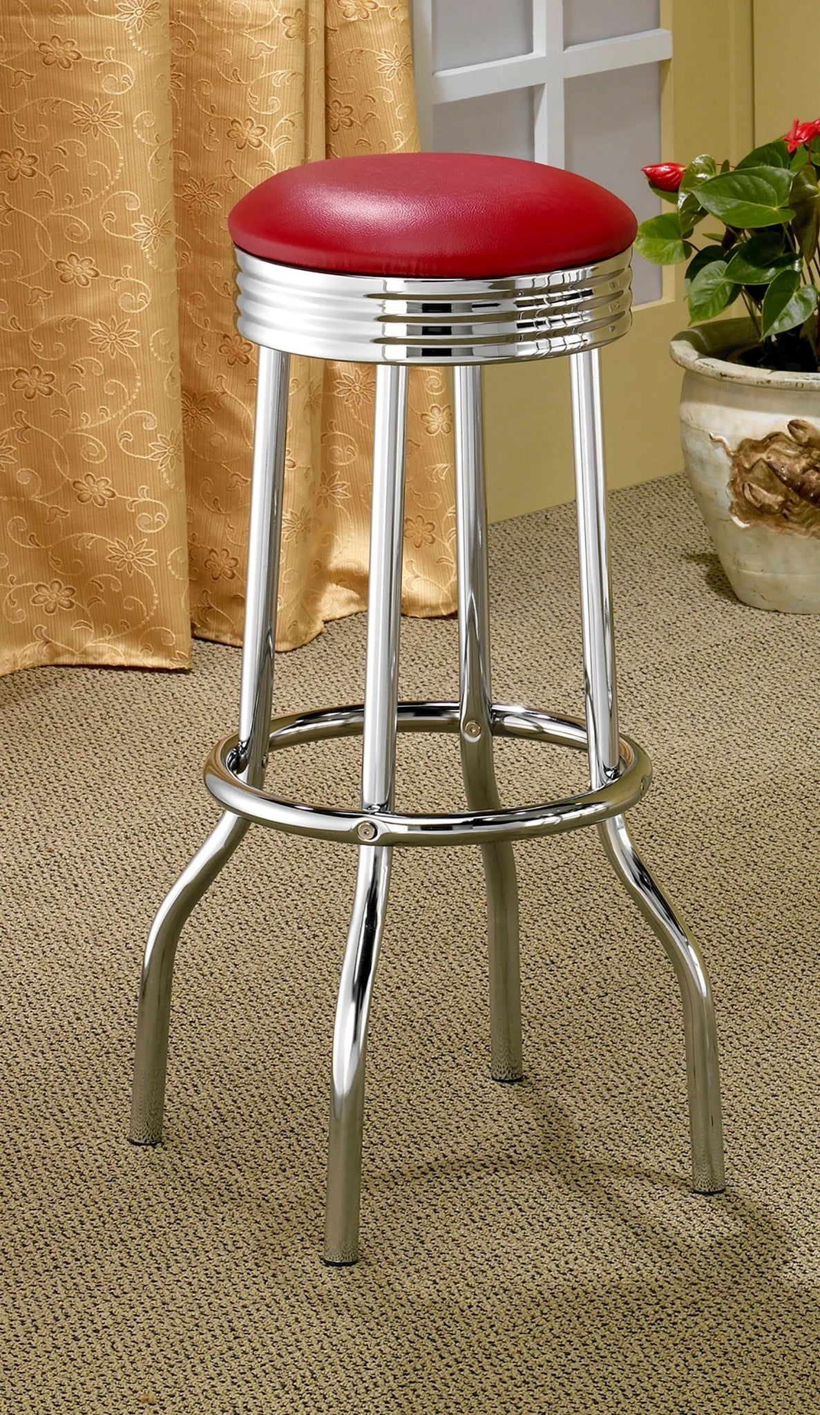 Retro Swivel Bar Stool