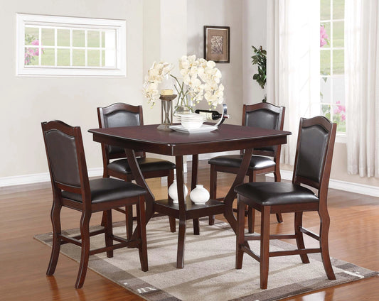 Sfvnco Counter Height Table in Espresso