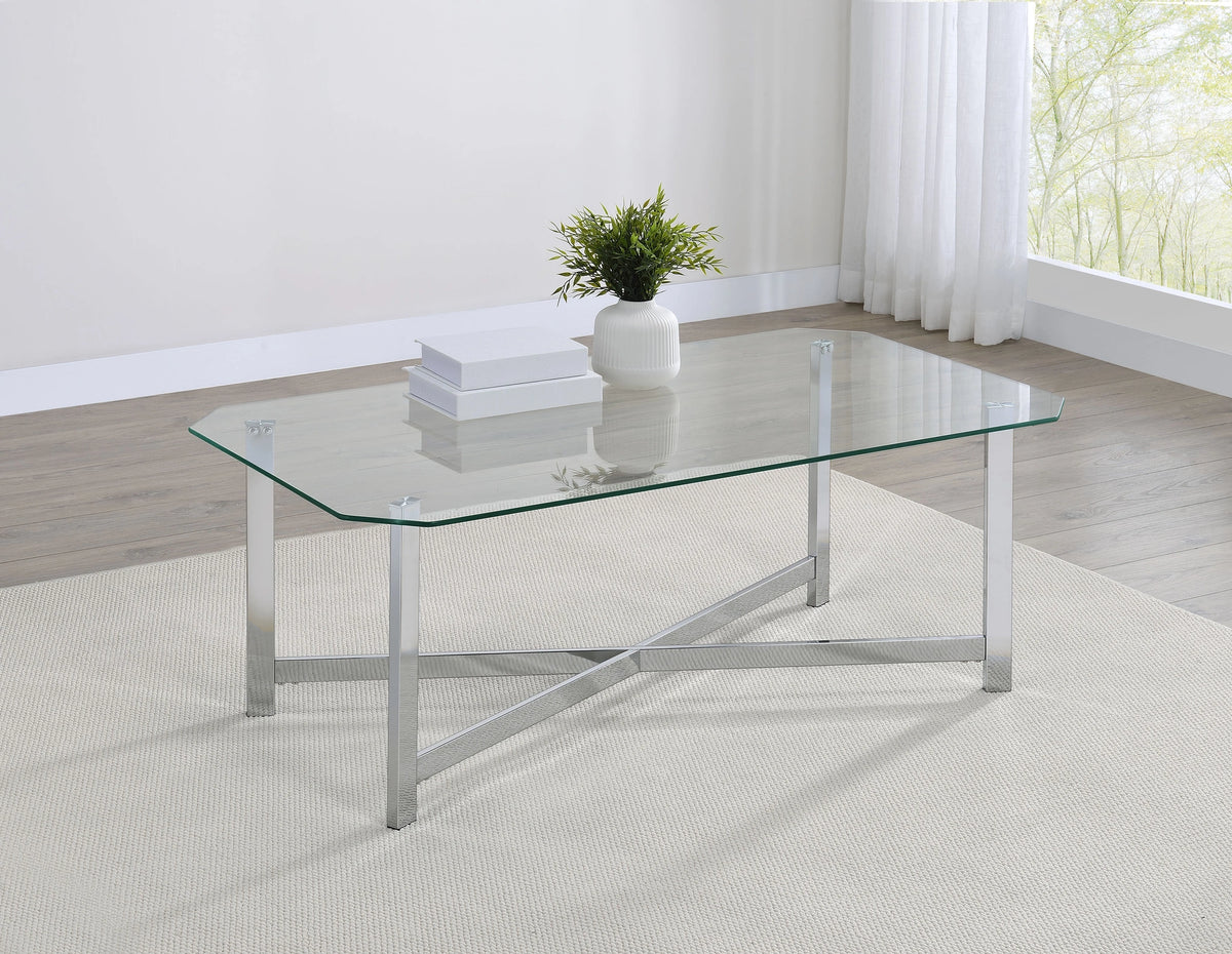 Cronin Glass Top Coffee Table