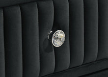 Load image into Gallery viewer, Ravenne Velvet Upholstered LED Nightstand