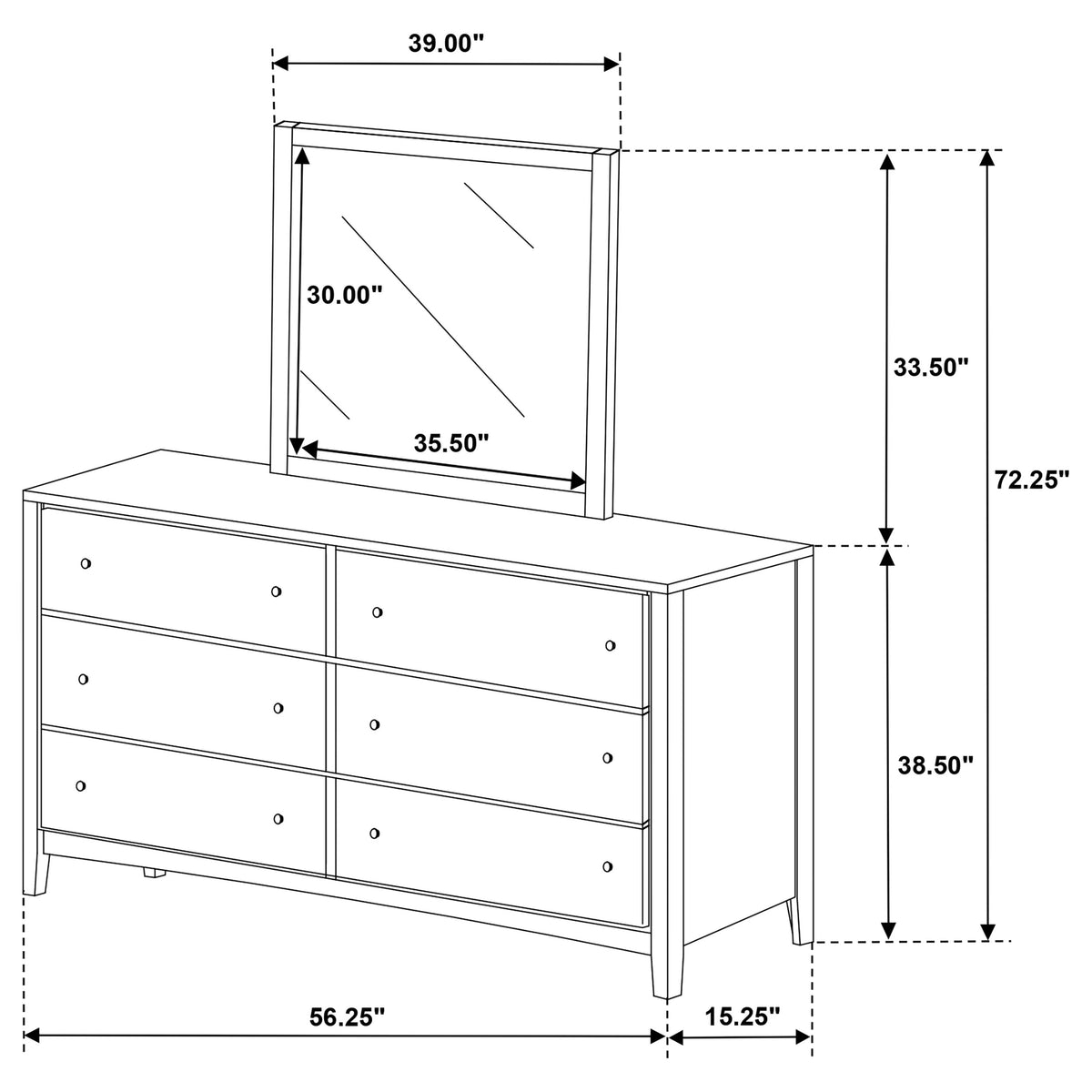 Wilkes Dresser with Mirror