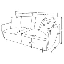 Load image into Gallery viewer, Elysia Fabric Upholstered Modular Loveseat
