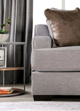 Cargar imagen en el visor de la galería, SKYLINE Sofa, Light Gray/Brown