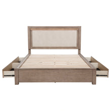 Load image into Gallery viewer, Kenora Panel Platform Storage Bed with LED Lighting