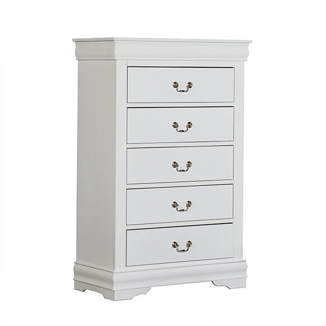 Louis Philippe Full, Twin, Full, & King Bed Black, Grey, Brown & White