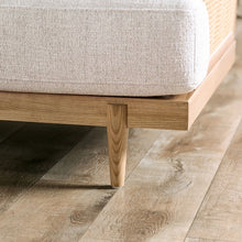 Load image into Gallery viewer, ALESUND Loveseat, Beige/Light Oak, Natural &amp; Brown