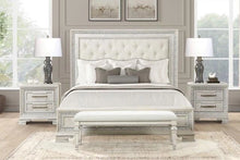Cargar imagen en el visor de la galería, Stella Mia 4 Pc 5 Pc Queen Bedroom Set White
