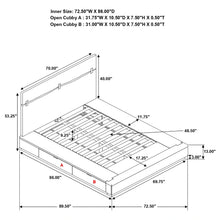 Cargar imagen en el visor de la galería, Winslow Panel Platform Storage Bed
