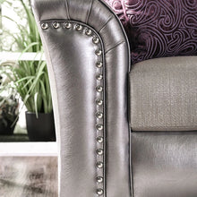 Cargar imagen en el visor de la galería, Benigno Love Seat Silver &amp; Gray