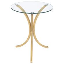 Load image into Gallery viewer, Eloise Round Glass Top Side Table
