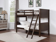 Load image into Gallery viewer, STAMOS Full/Full, Twin/Full, &amp; Twin/twin Bunk Bed, Walnut
