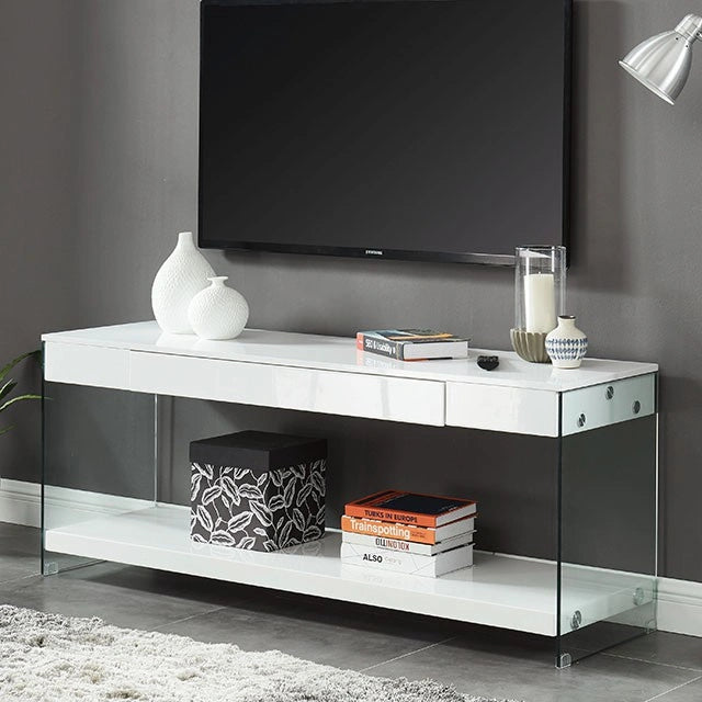 Sabugal White 70" TV Stand
