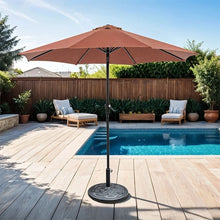 Cargar imagen en el visor de la galería, Tano 9' Outdoor Umbrella + 21" Round Base