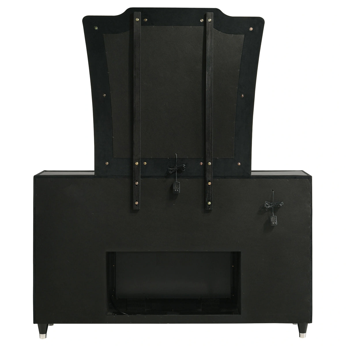 Lorient LED Flame Box Dresser with Mirror