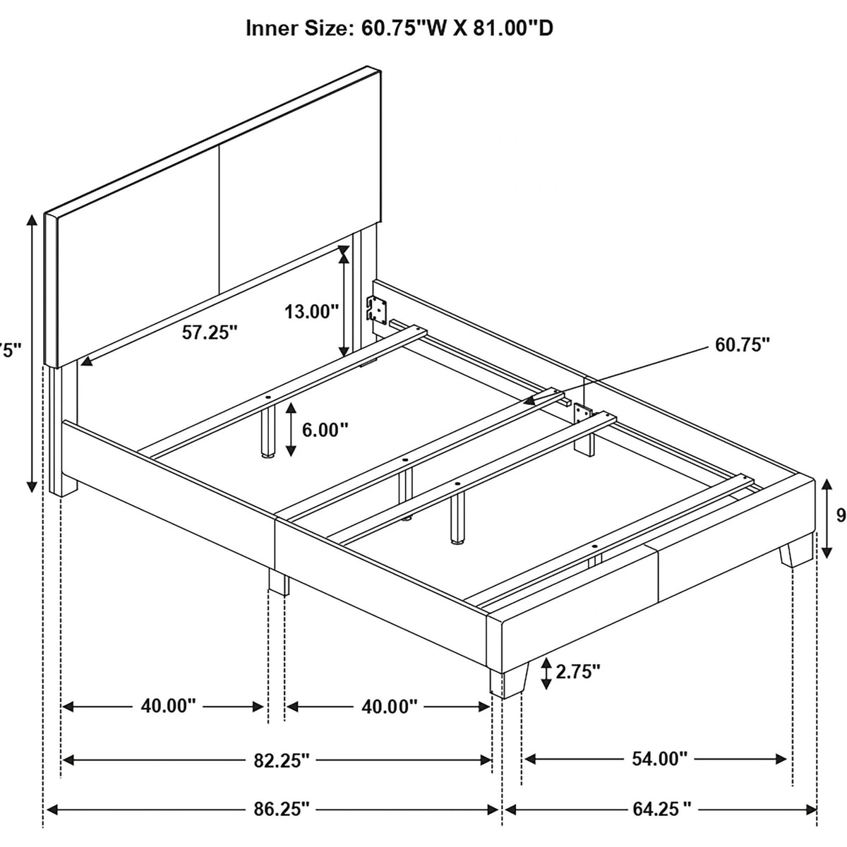 Dorian Panel Bed