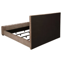 Load image into Gallery viewer, Senna Panel Bed with Bluetooth Speaker and Flame Visualizer