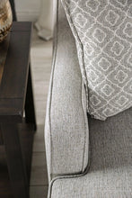 Cargar imagen en el visor de la galería, STEPHNEY Loveseat, Gray/Gold