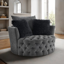 Cargar imagen en el visor de la galería, Sofi Button Tufted Swivel Chair
