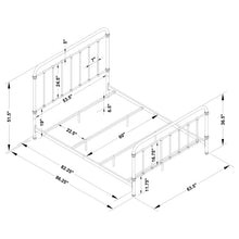 Load image into Gallery viewer, Livingston Metal Open Frame Bed