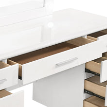 Cargar imagen en el visor de la galería, Felicity Makeup Vanity Table with LED Mirror Set
