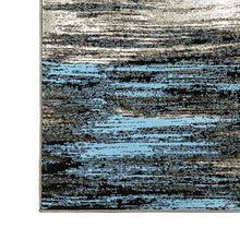 Cargar imagen en el visor de la galería, Sivas Area Rug Black and Blue