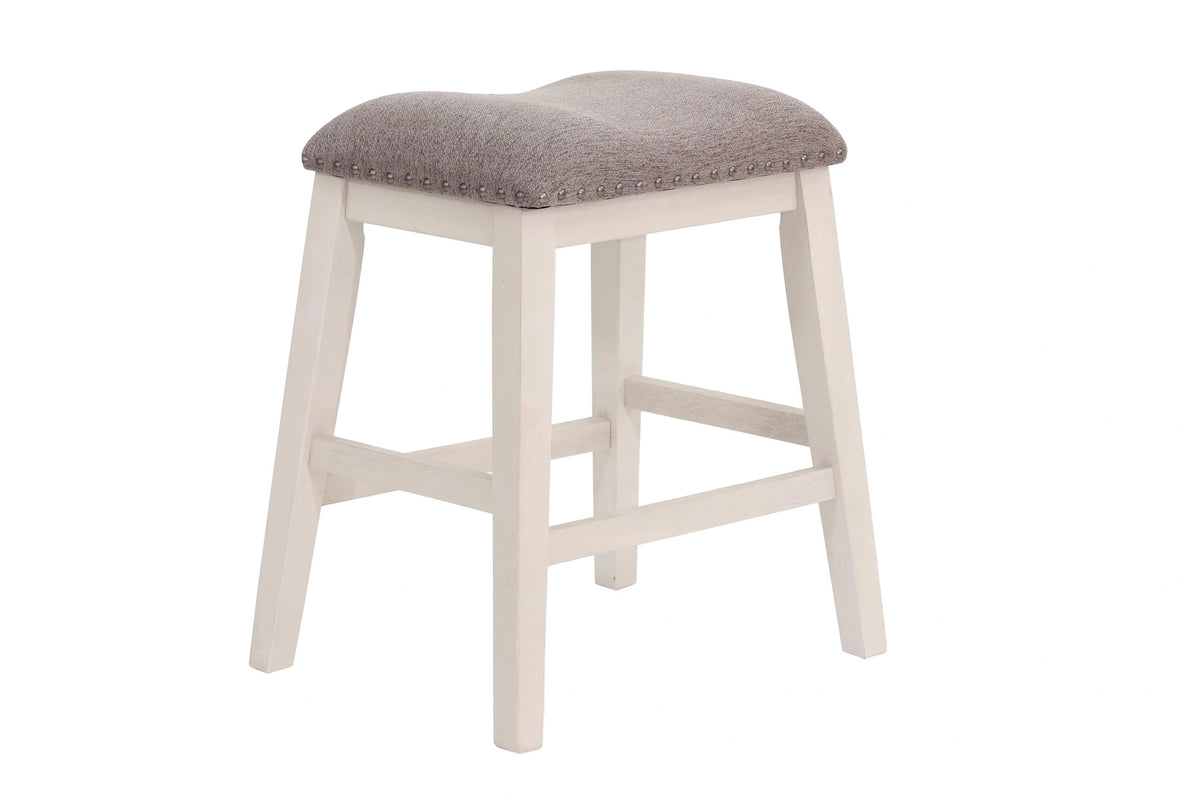 Minyou Counter Stool in White