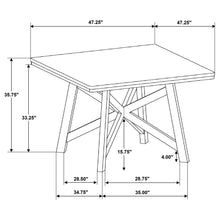 Load image into Gallery viewer, Canfield Counter Height Dining Set (Table and 4 Chair)