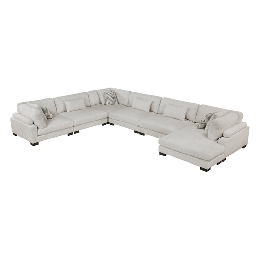 Tinley-(6)6-Piece Modular Sectional with Chaise image