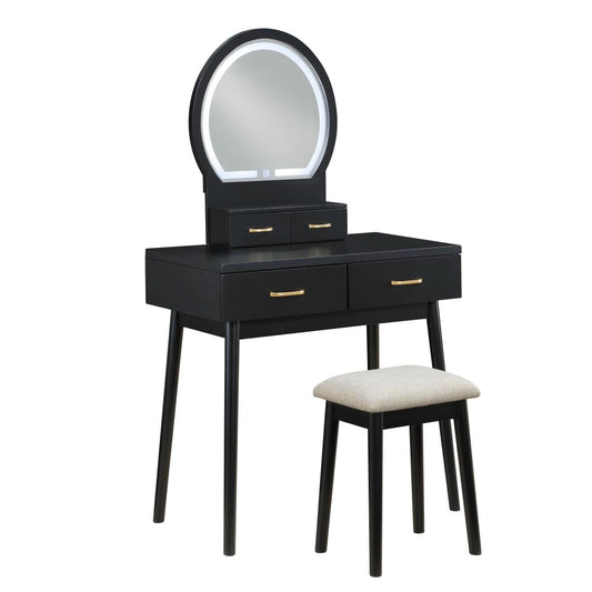 Camilla Vanity Dresser with Mirror and Stool image