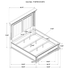 Cargar imagen en el visor de la galería, McKinney Panel Bed with LED Lighting