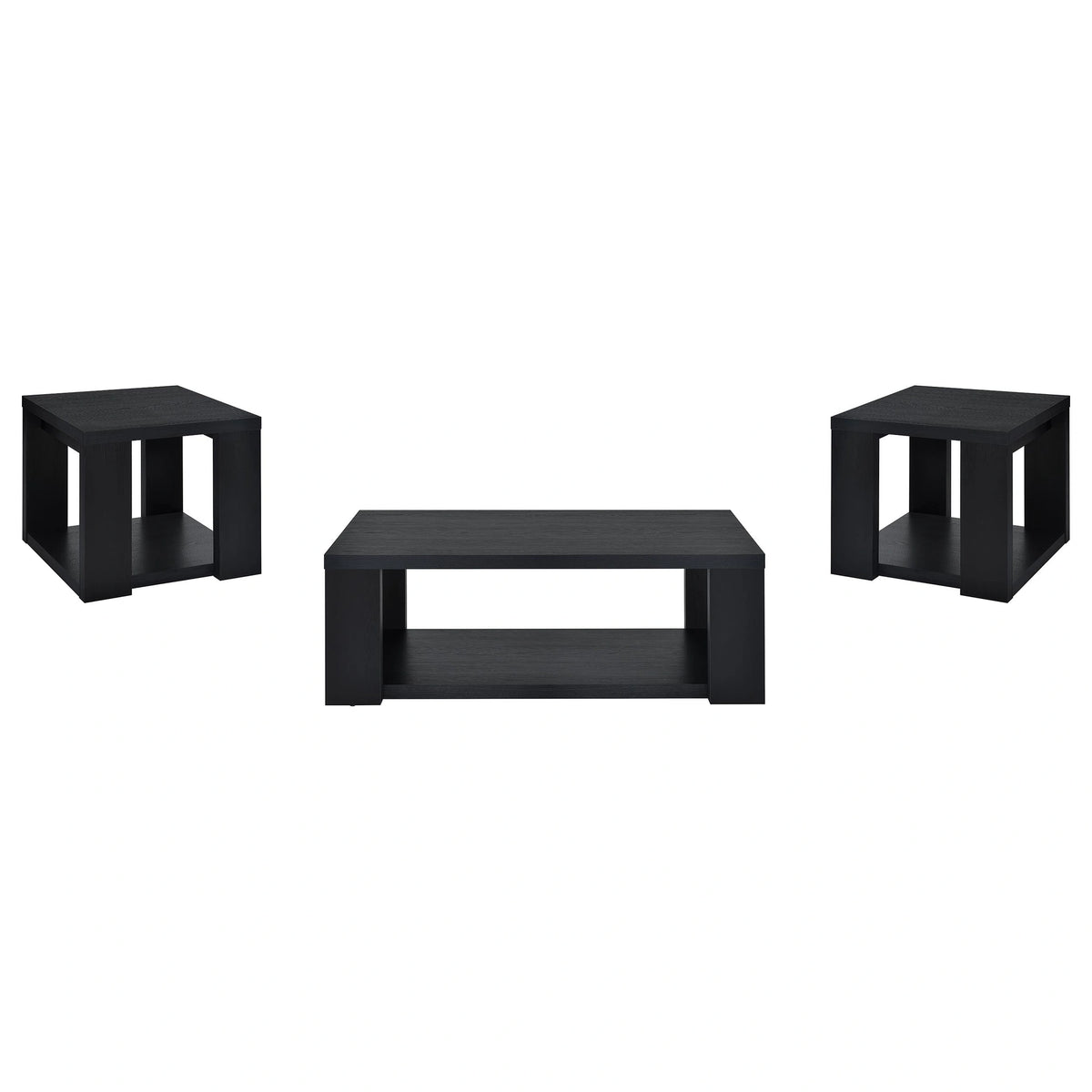 Pavone Open-Shelf Coffee and End Table Set