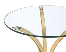 Load image into Gallery viewer, Eloise Round Glass Top Side Table