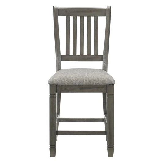 Granby Counter Height Chair in Antique Gray (Set of 2) 5627GY-24