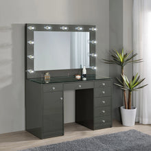 Cargar imagen en el visor de la galería, Acena Makeup Vanity Table with LED Mirror Set